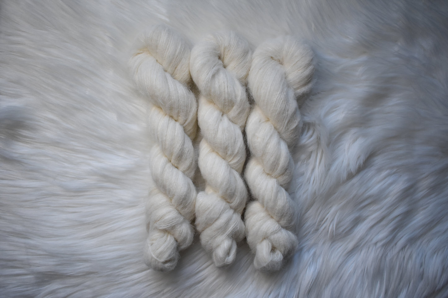 White Rabbit | Lace Weight Yarn | Undyed