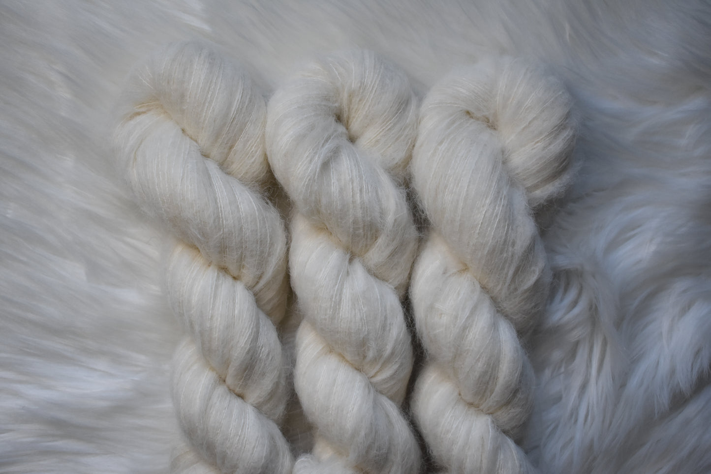 White Rabbit | Lace Weight Yarn | Undyed