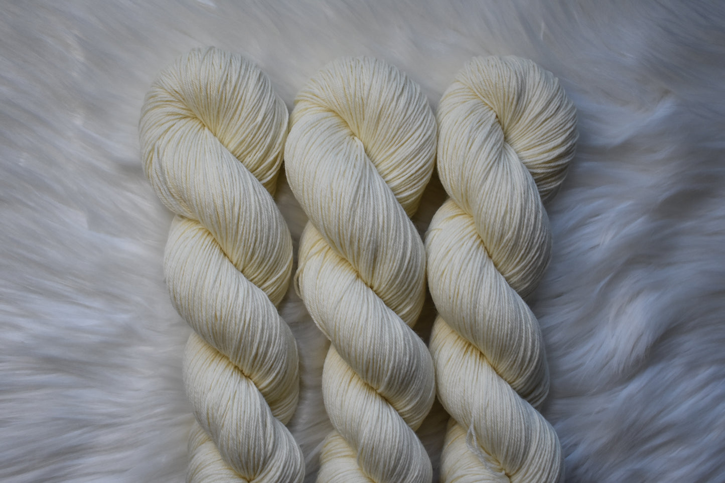 White Rabbit | Sock Weight Yarn | Undyed