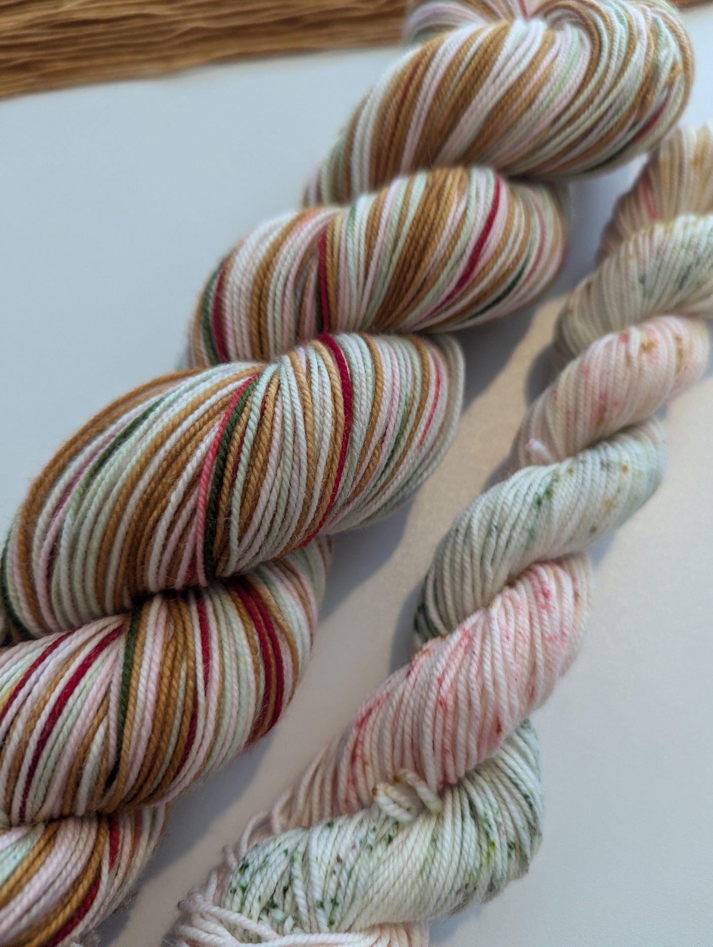 Gingerbread Fancy | Sock Weight Yarn | Yarns by Pear Maiden