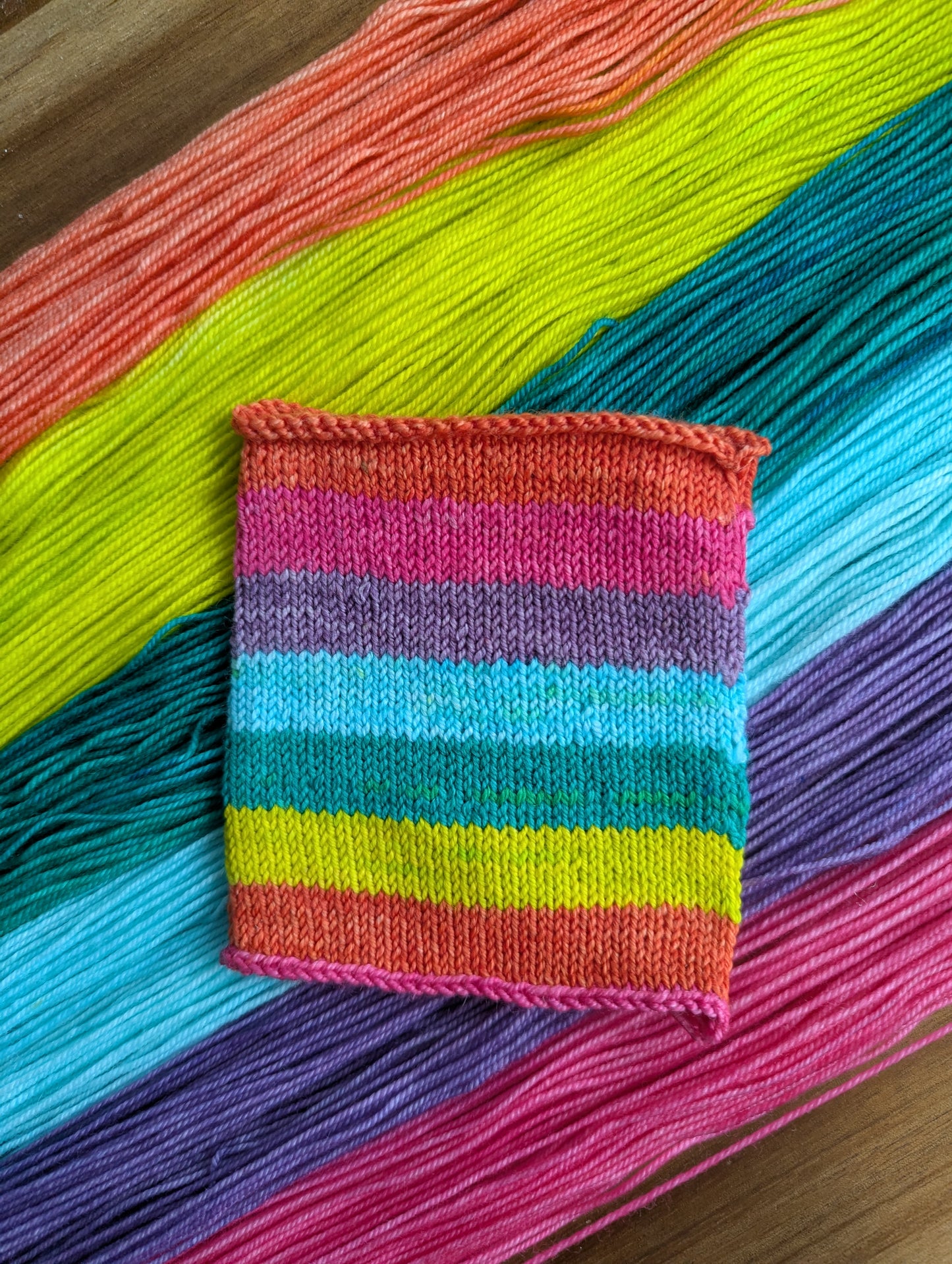 Yarns by Pear Maiden | Self-Striping Sock Weight Yarn | WHOLESALE
