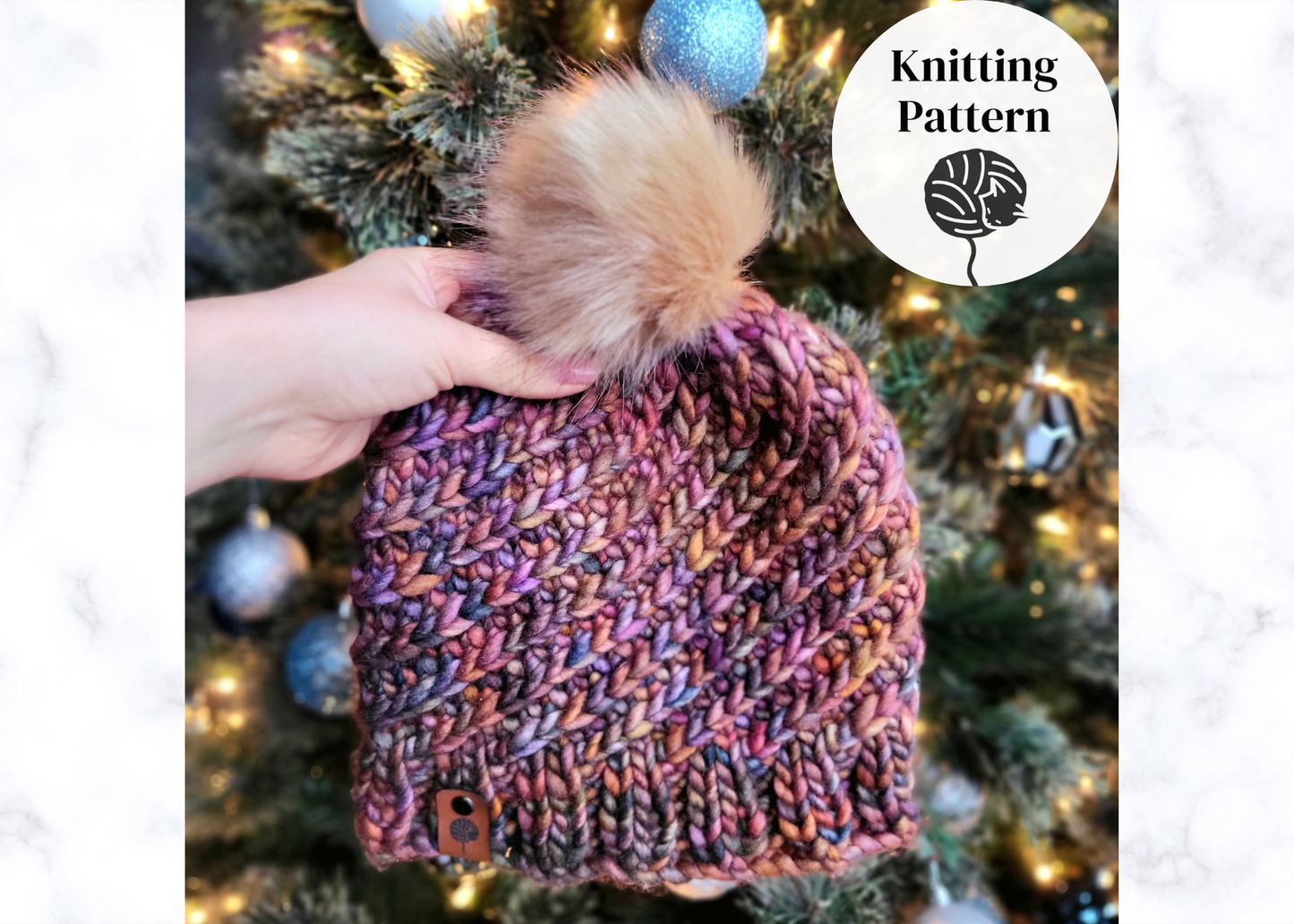 Knitting Pattern | Swirlpool Beanie | Super Bulky
