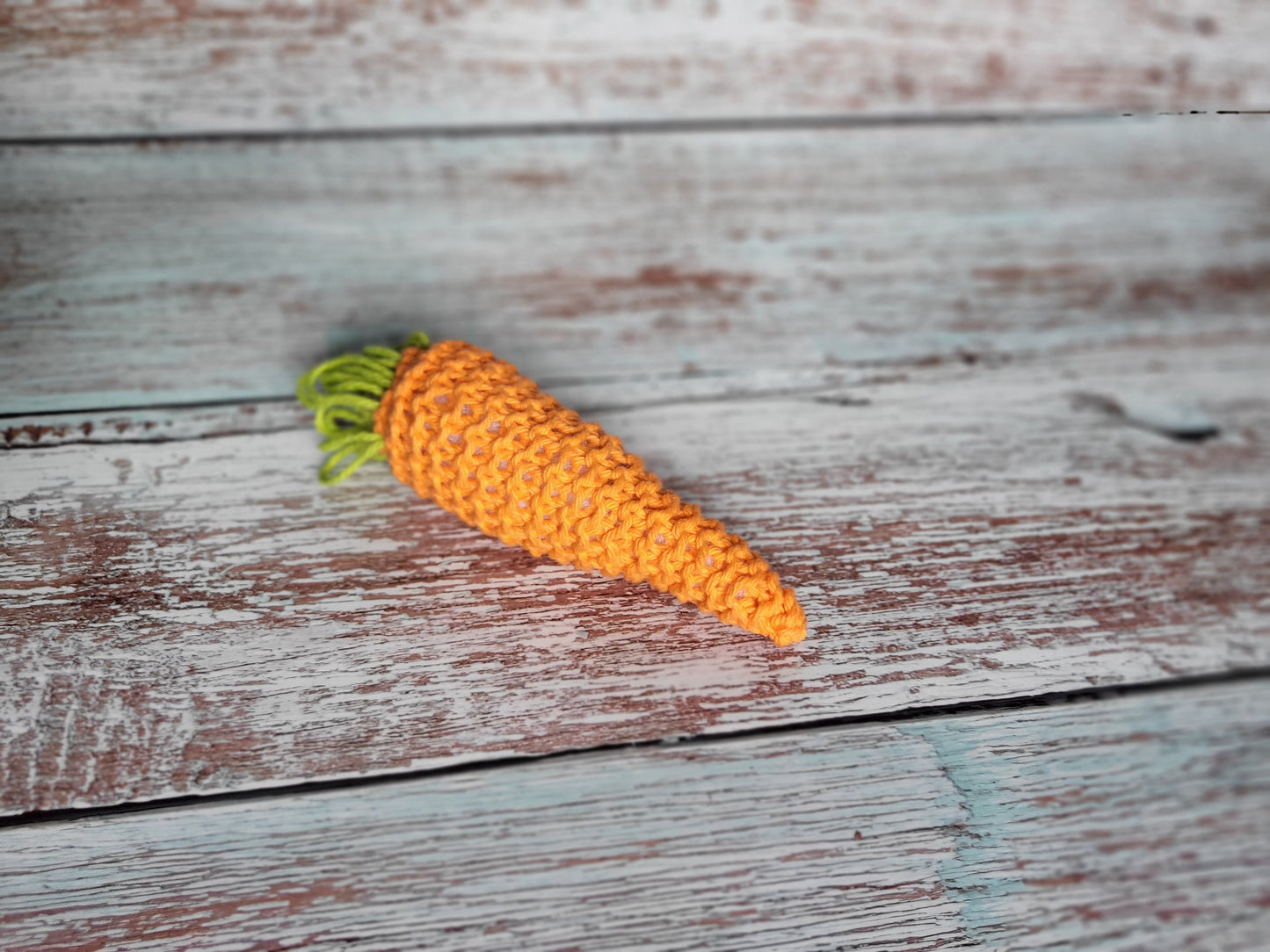 Carrot Catnip Toy Kicker with Bell