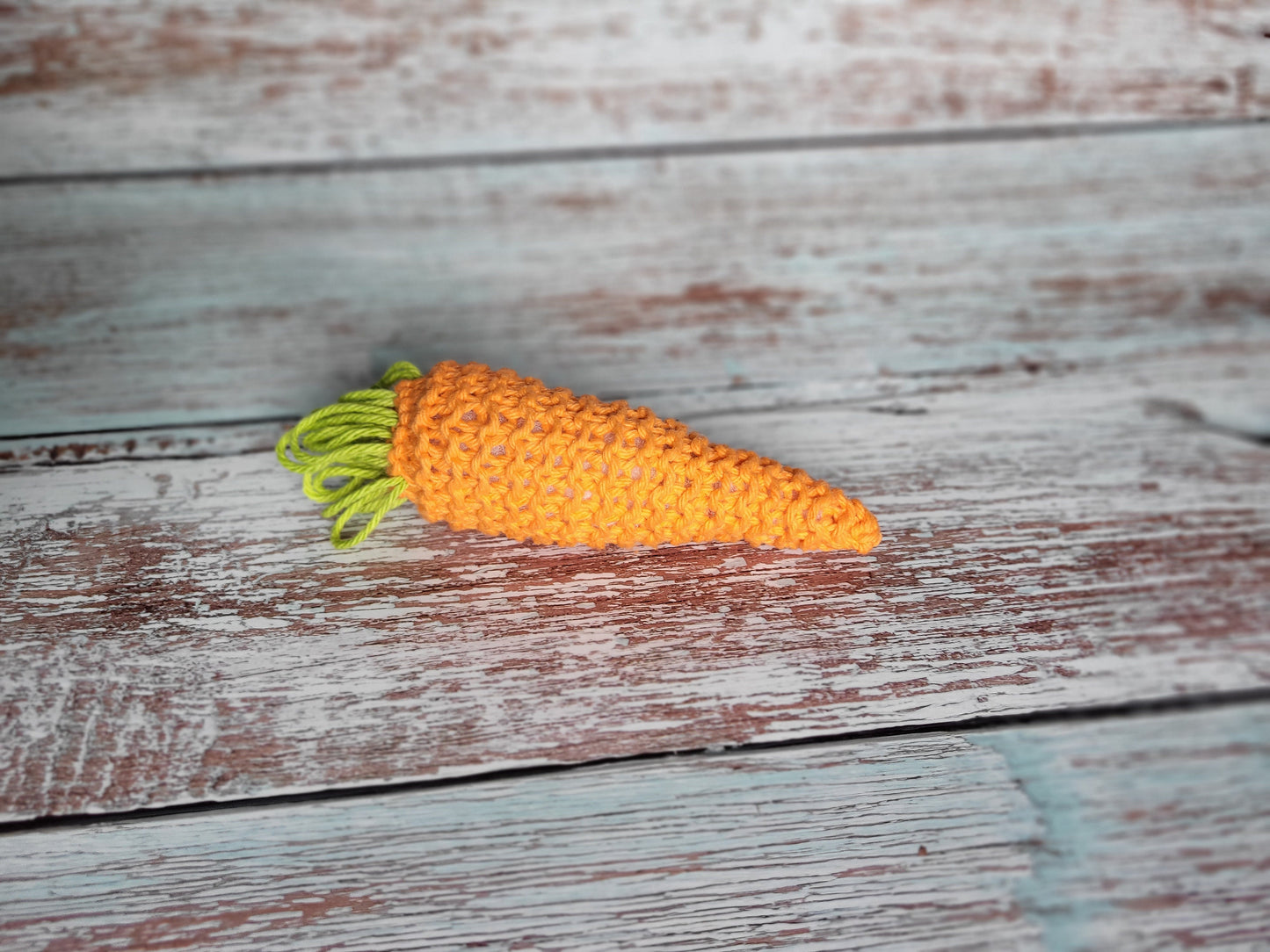 Carrot Catnip Toy Kicker with Bell