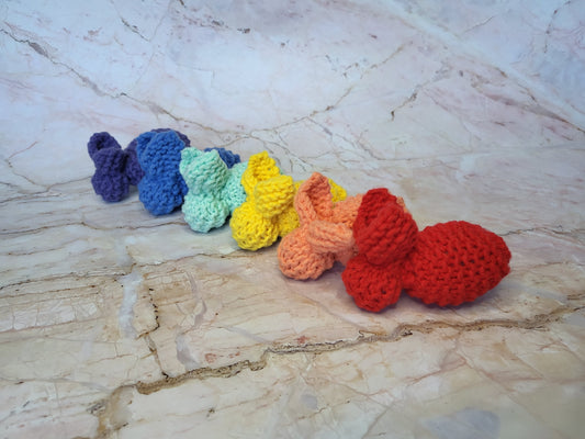 Bunny Catnip Toy Kicker with Bell