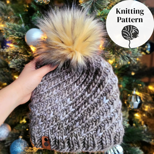 Swirlpool Beanie Knitting Pattern | All Weights