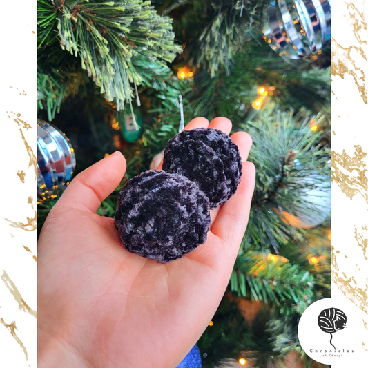 Velvet Catnip Ball Toys | Black