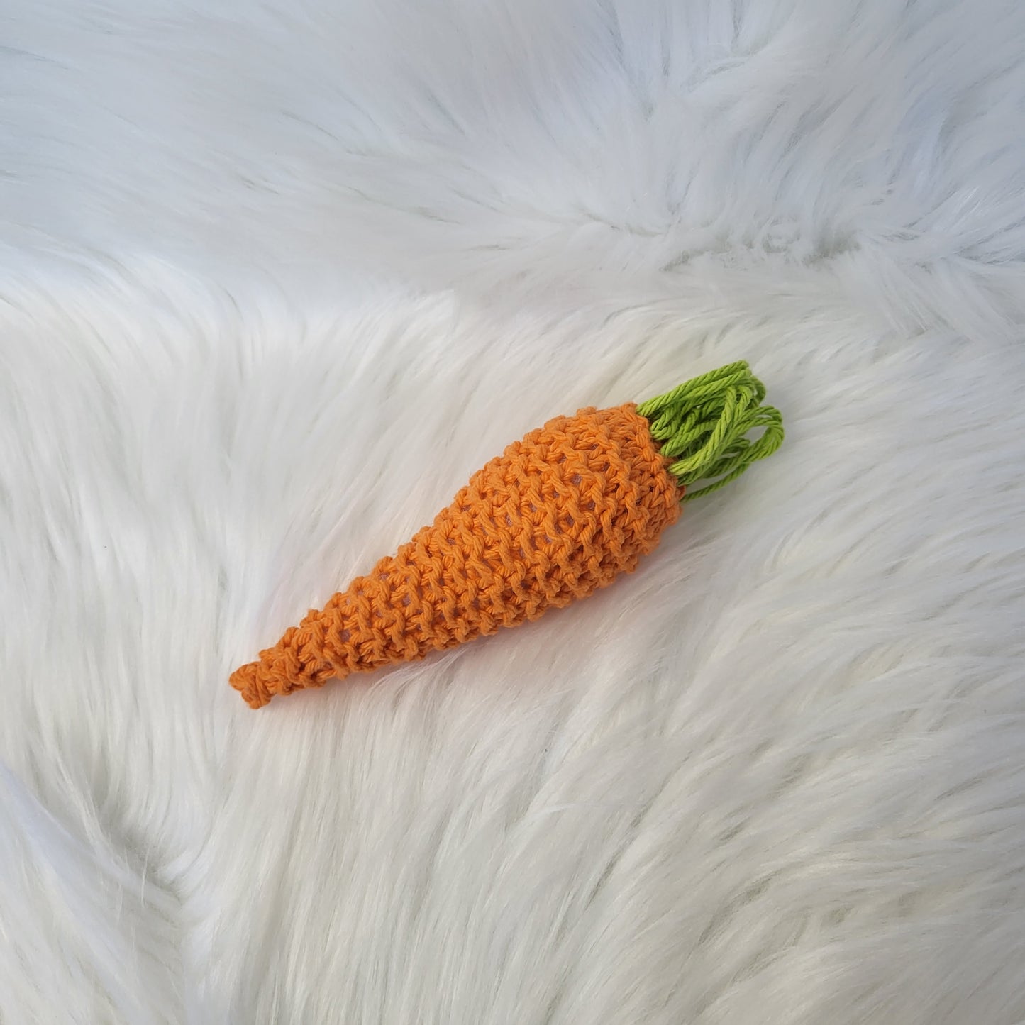 Carrot Catnip Toy Kicker with Bell