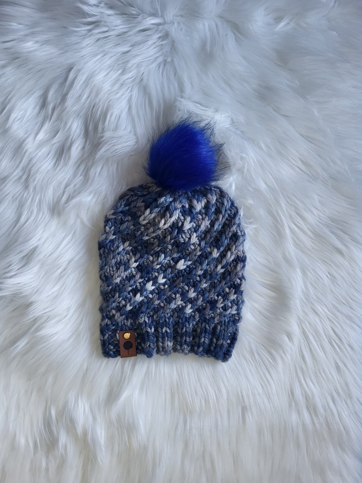 Handmade Knit Wool Beanie | Swirlpool Beanie | Merino Wool