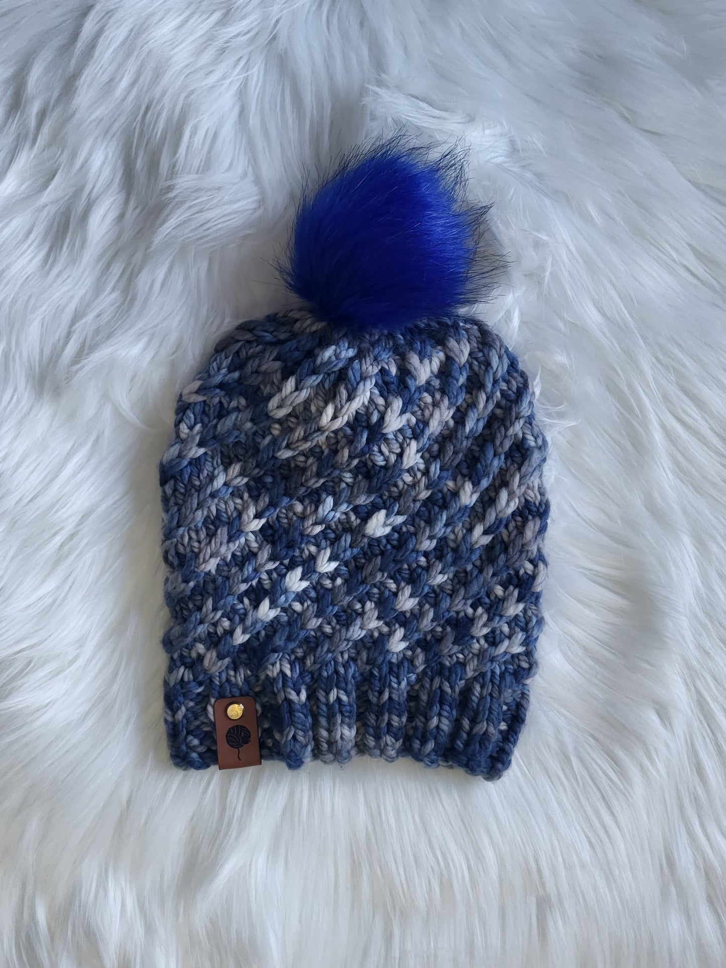 Handmade Knit Wool Beanie | Swirlpool Beanie | Merino Wool