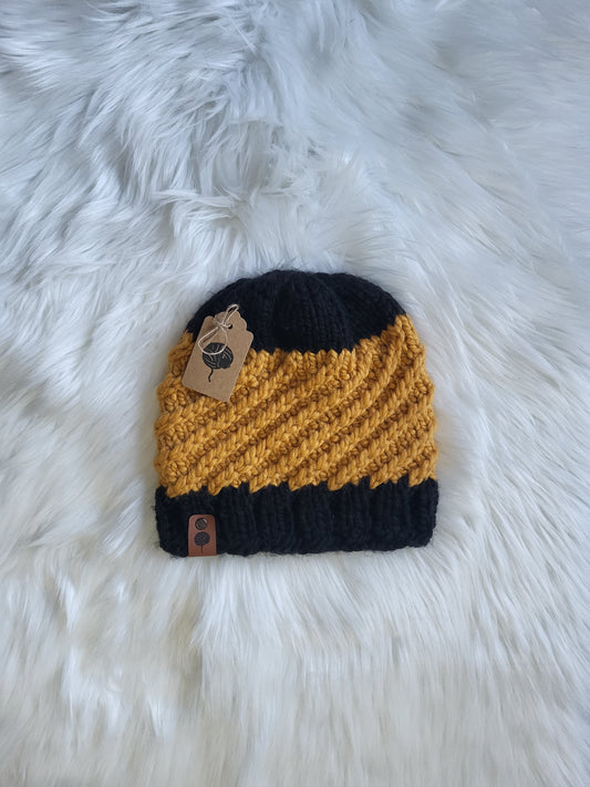 Handmade Knit Wool Beanie | Pittsburgh Tidal Pool Beanie