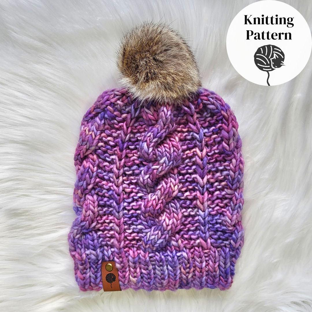 Knitting Pattern | New Year, Same Me Beanie | Bulky