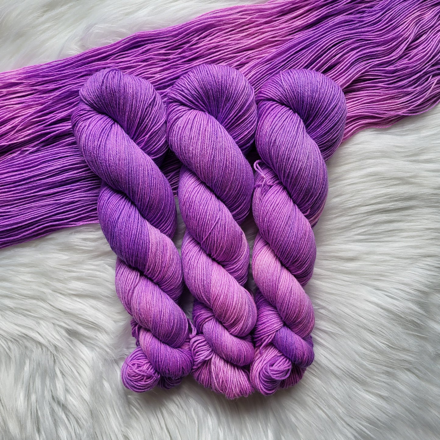 September Asters | Fingering Weight Yarn | Birth Flower Collection