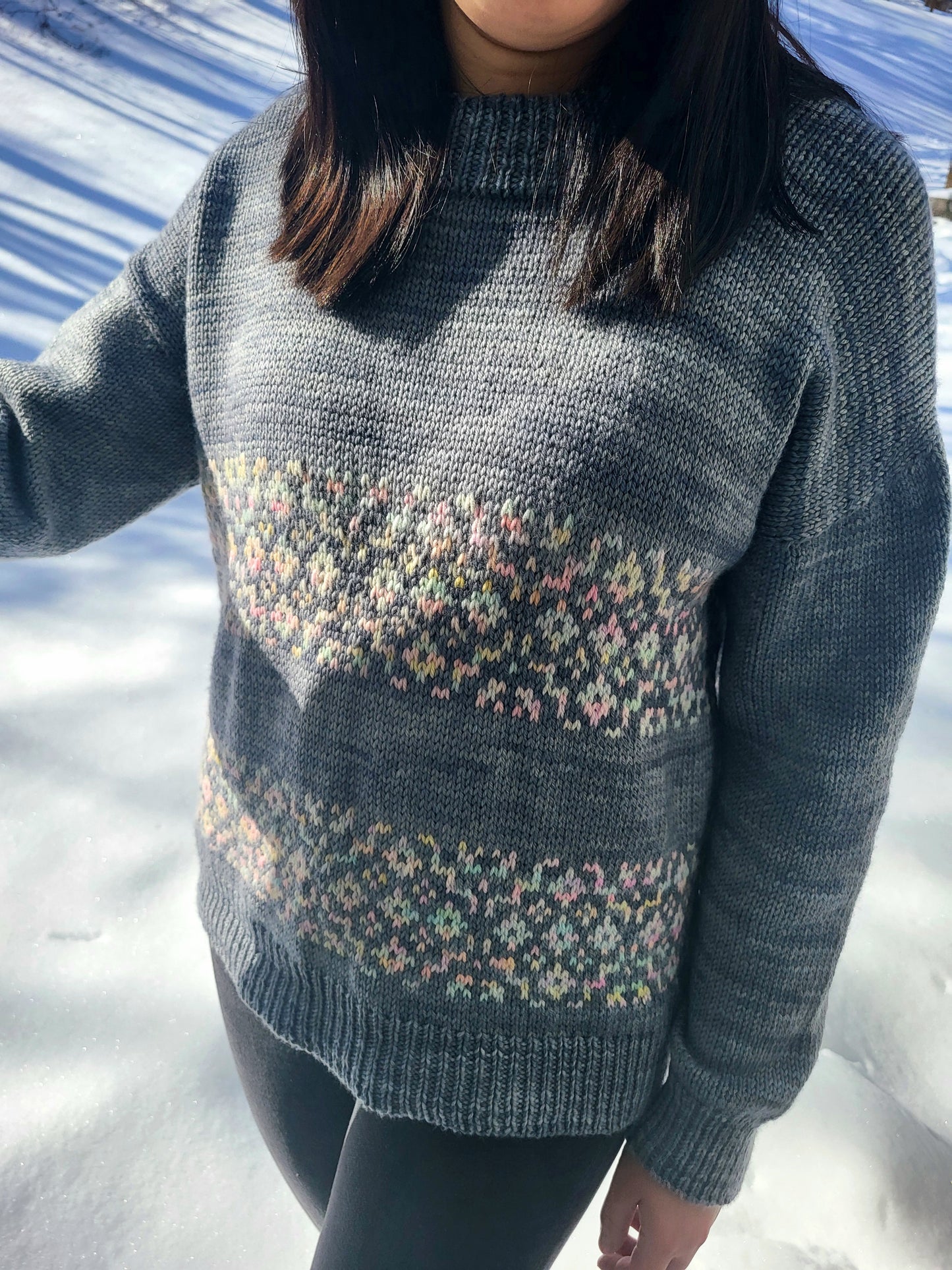 Arden Pullover Knitting Kit | Yarn Only