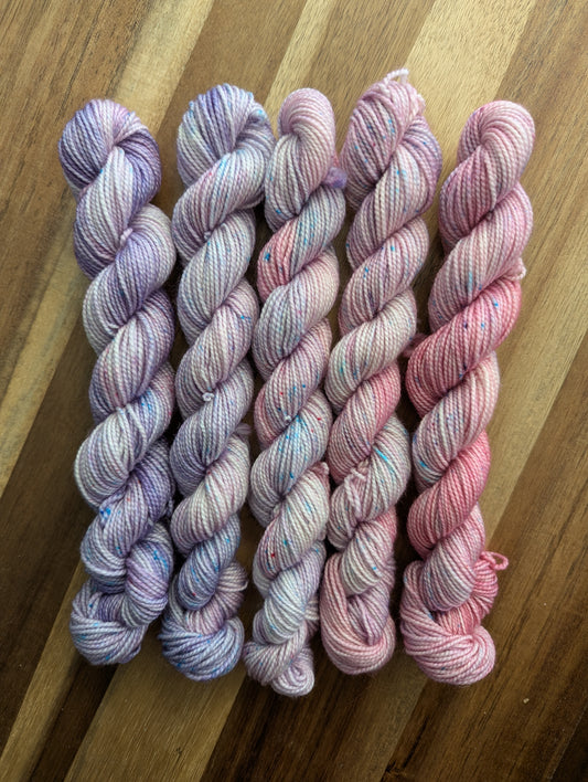 Mini Yarn Fade | Sock Weight Yarn | Yarns by Pear Maiden