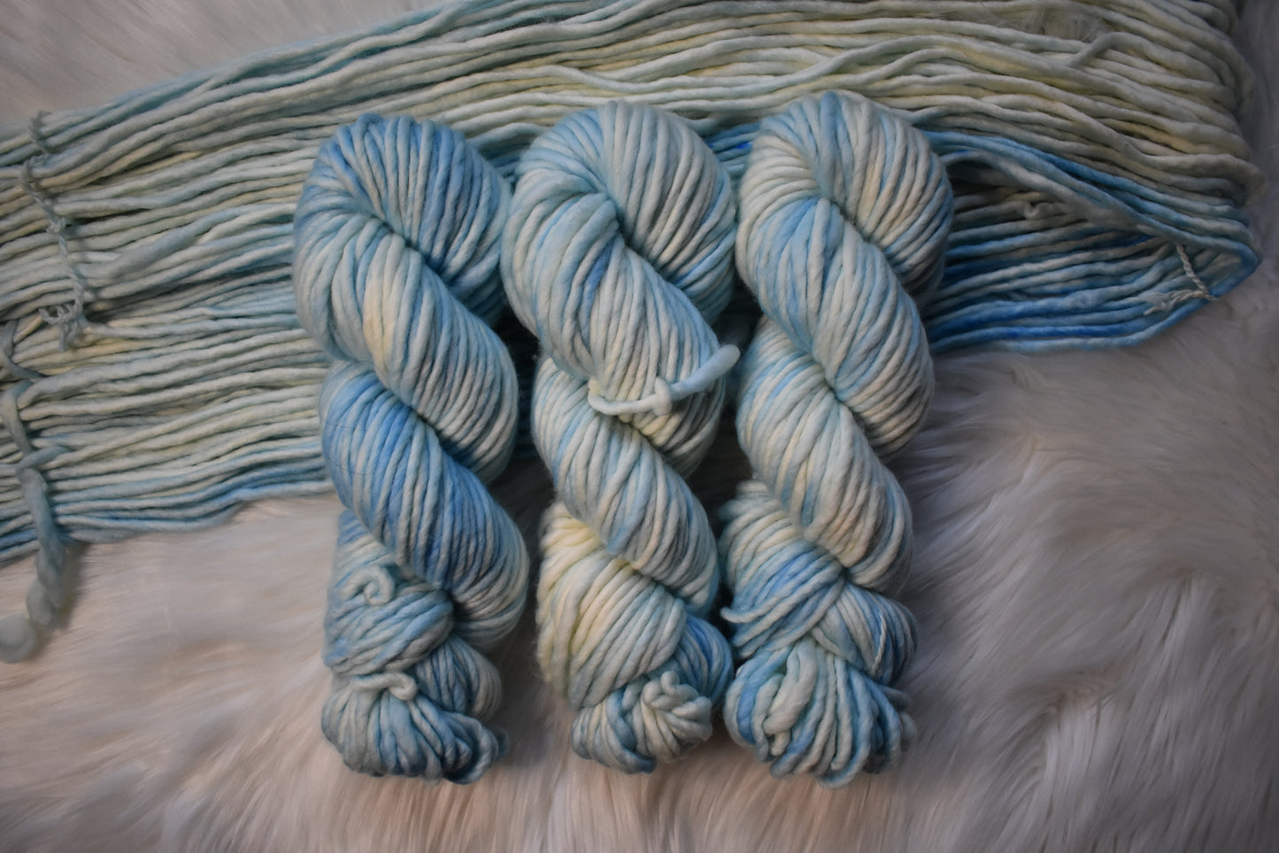 July Larkspur | Super Bulky Weight Yarn | Birth Flower Collection