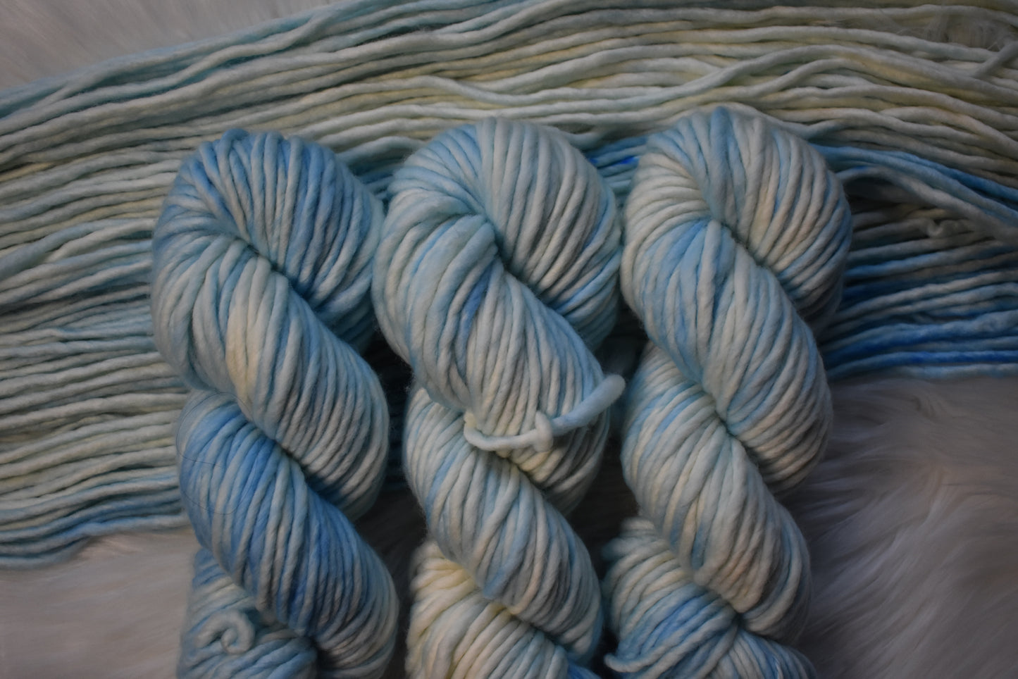 July Larkspur | Super Bulky Weight Yarn | Birth Flower Collection