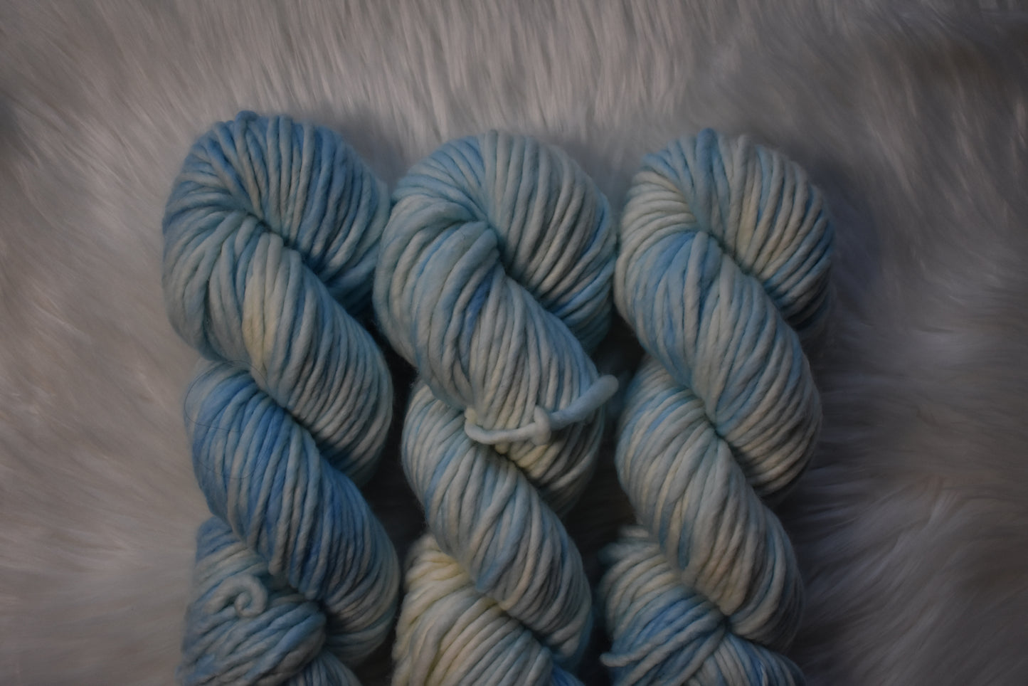 July Larkspur | Super Bulky Weight Yarn | Birth Flower Collection