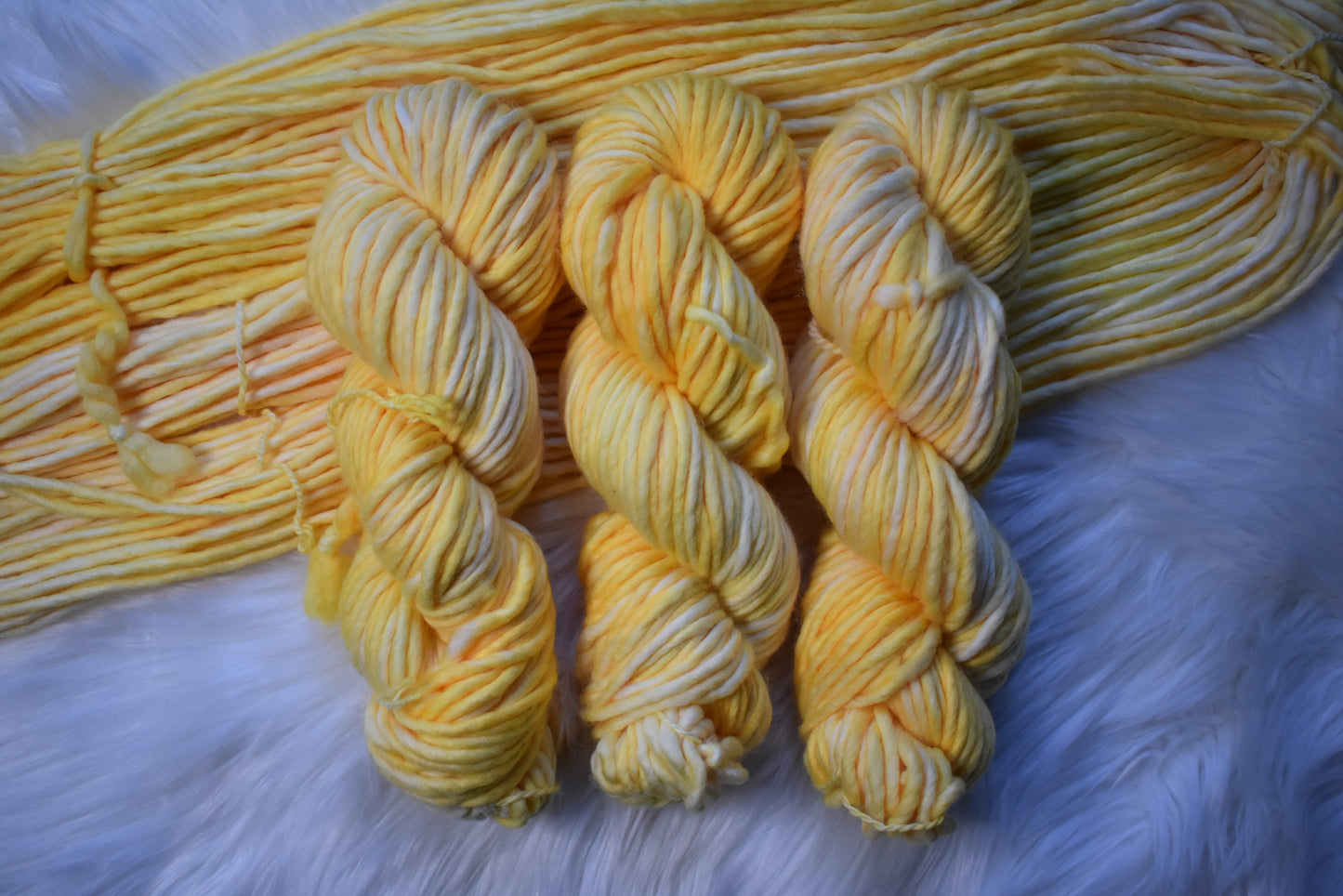 March Daffodils | Super Bulky Weight Yarn | Birth Flower Collection