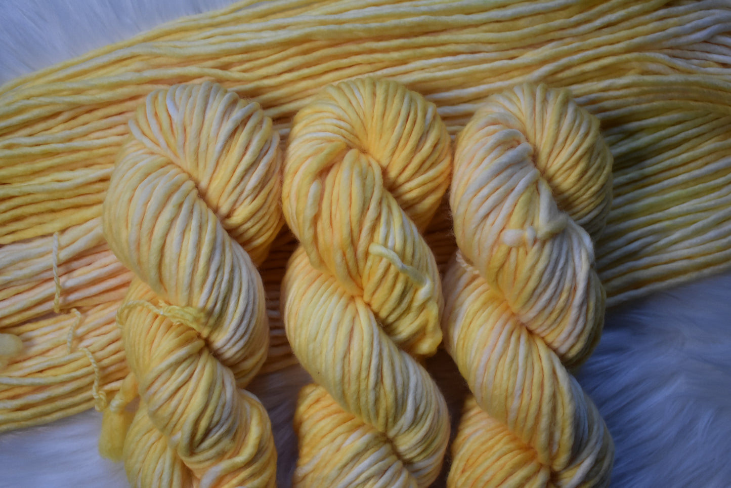 March Daffodils | Super Bulky Weight Yarn | Birth Flower Collection