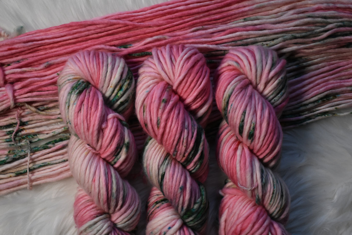 January Carnations | Super Bulky Weight Yarn | Birth Flower Collection