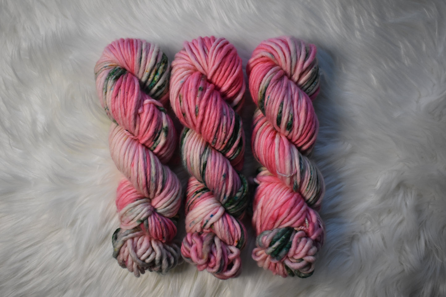 January Carnations | Super Bulky Weight Yarn | Birth Flower Collection