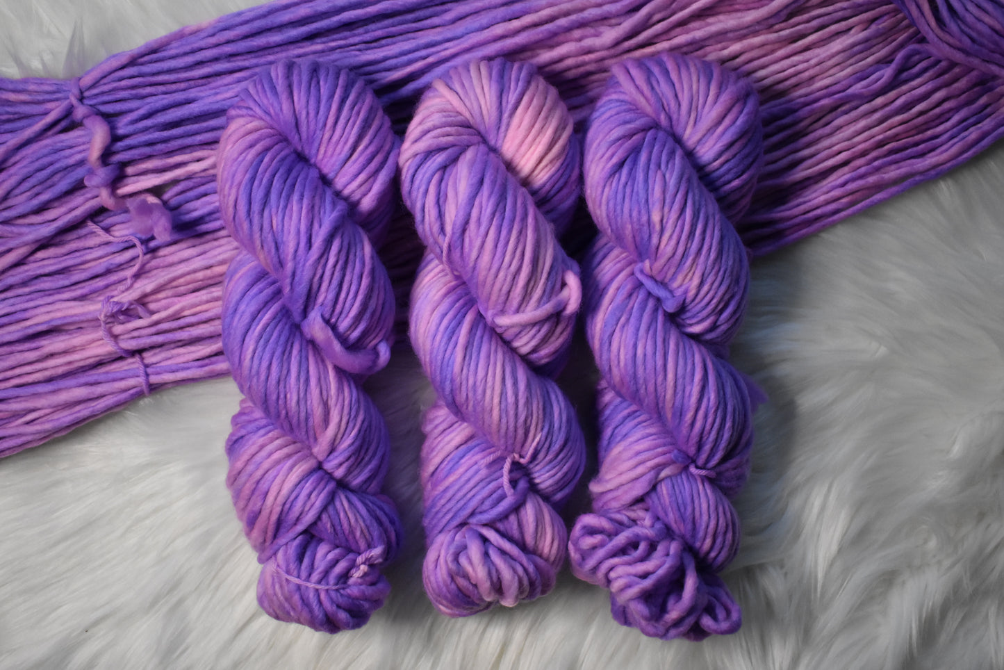 September Asters | Super Bulky Weight Yarn | Birth Flower Collection