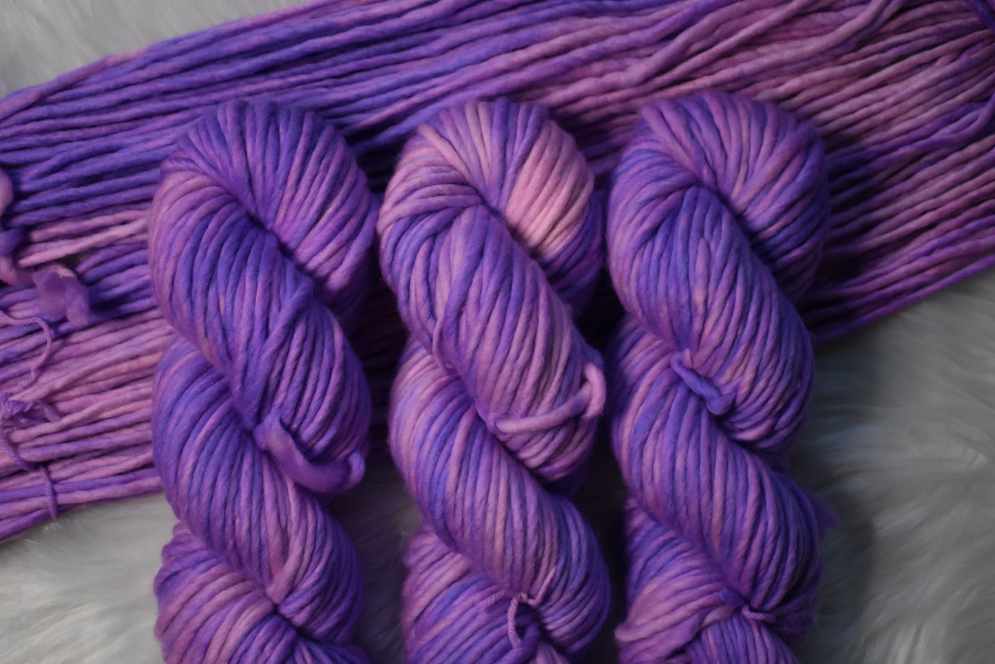 September Asters | Super Bulky Weight Yarn | Birth Flower Collection