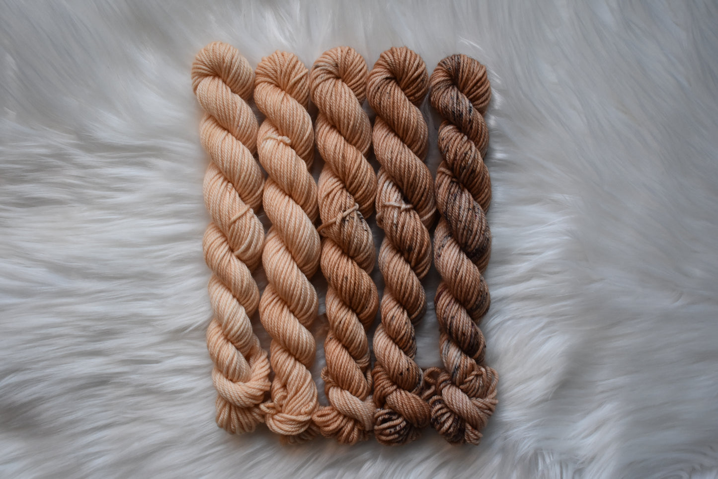 Brown Sugar Boba | Mini Fade | DK Weight Yarn | Steeped in Color Collection