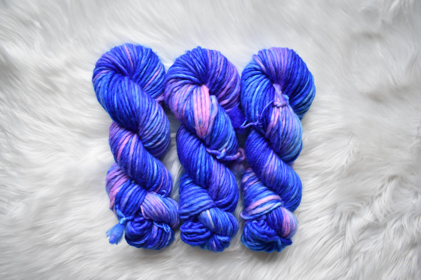 Butterfly Pea Flower | Super Bulky Weight Yarn | Steeped in Color Collection