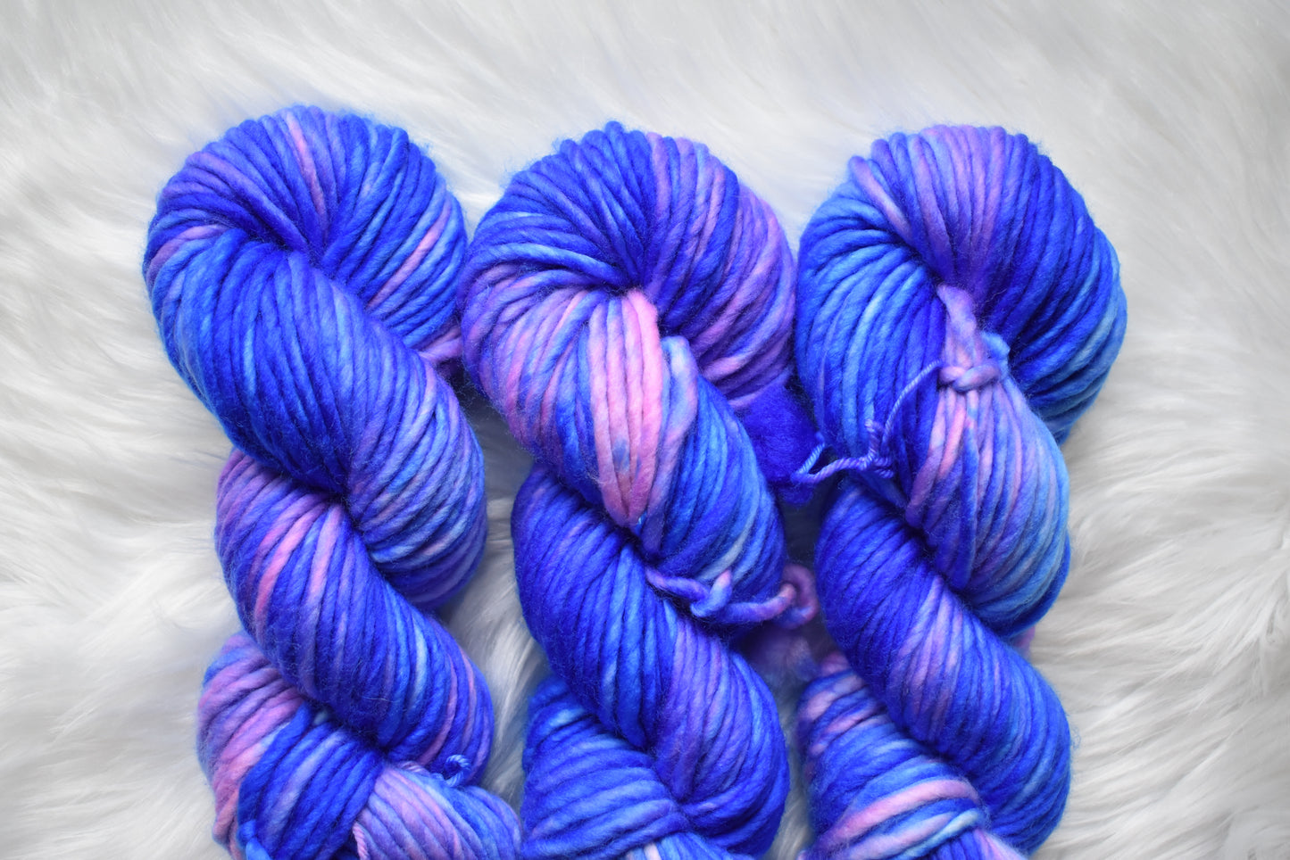 Butterfly Pea Flower | Super Bulky Weight Yarn | Steeped in Color Collection
