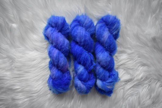 Butterfly Pea Flower | Sport Fluff Yarn | Steeped in Color