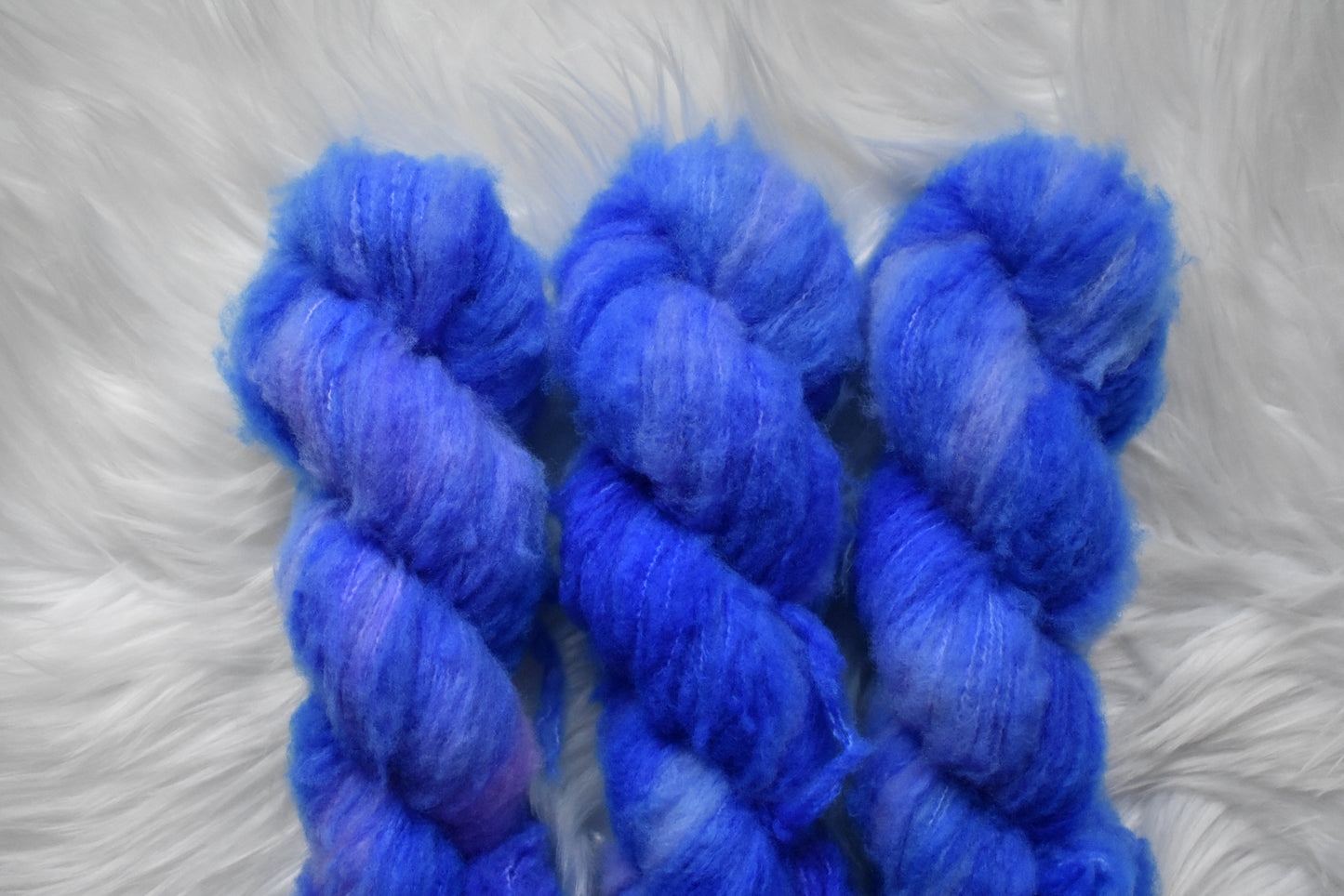 Butterfly Pea Flower | Sport Fluff Yarn | Steeped in Color