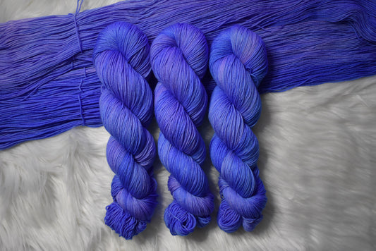 Butterfly Pea Flower| Sock Weight Yarn | Steeped in Color Collection