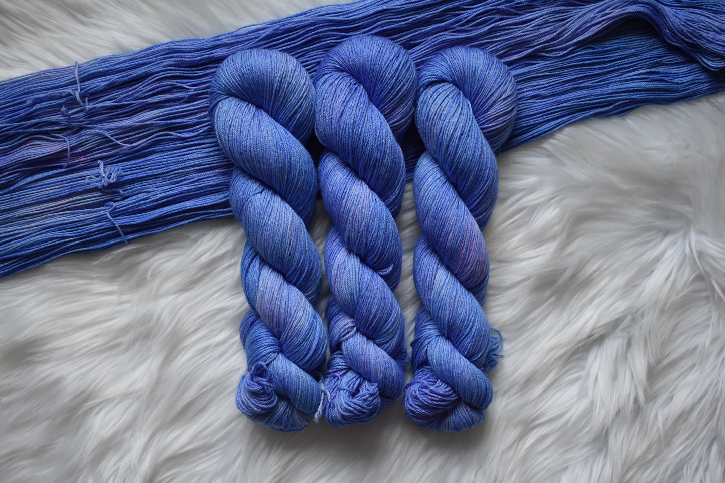 Butterfly Pea Flower | Fingering Weight Yarn | Steeped in Color Collection