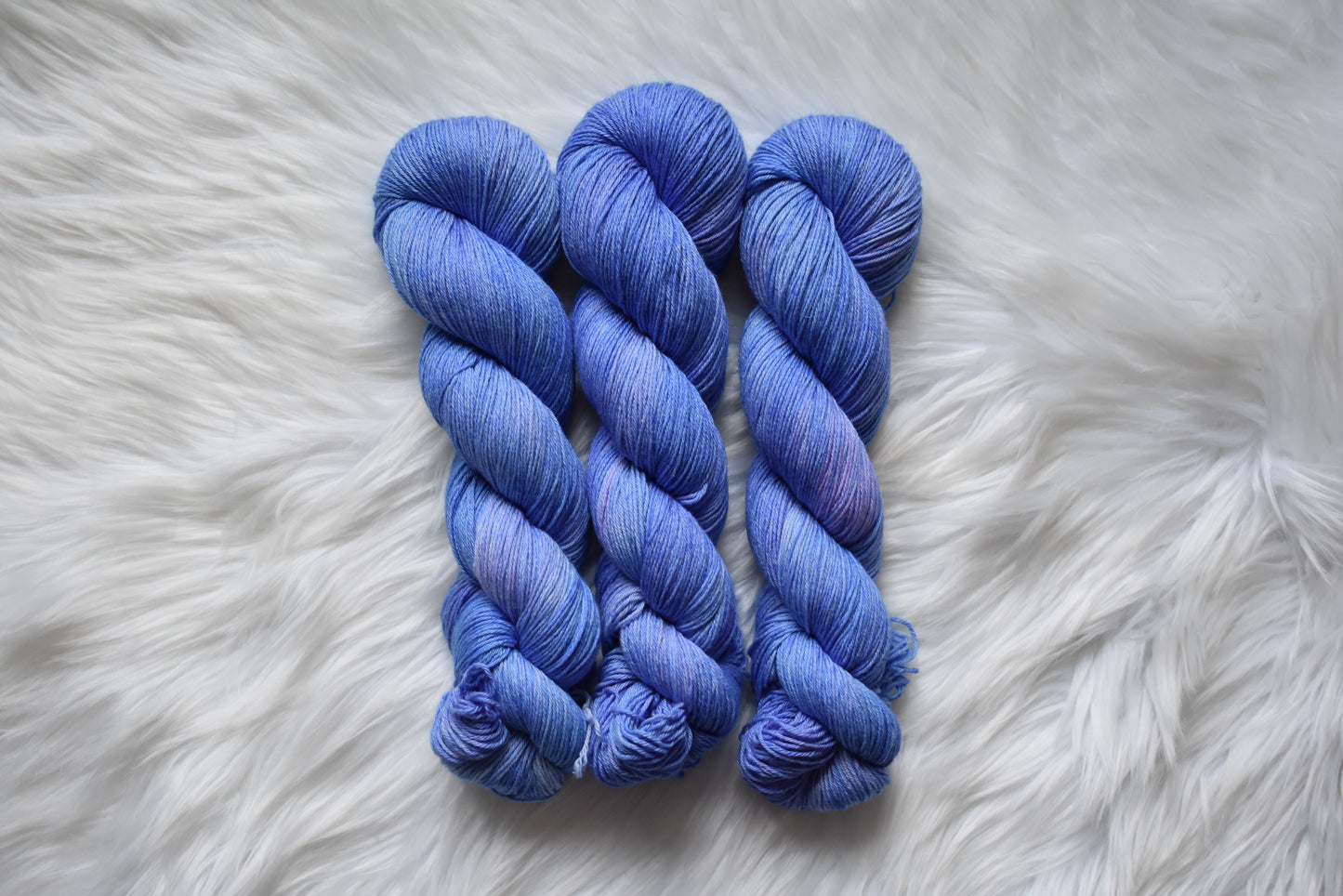 Butterfly Pea Flower | Fingering Weight Yarn | Steeped in Color Collection