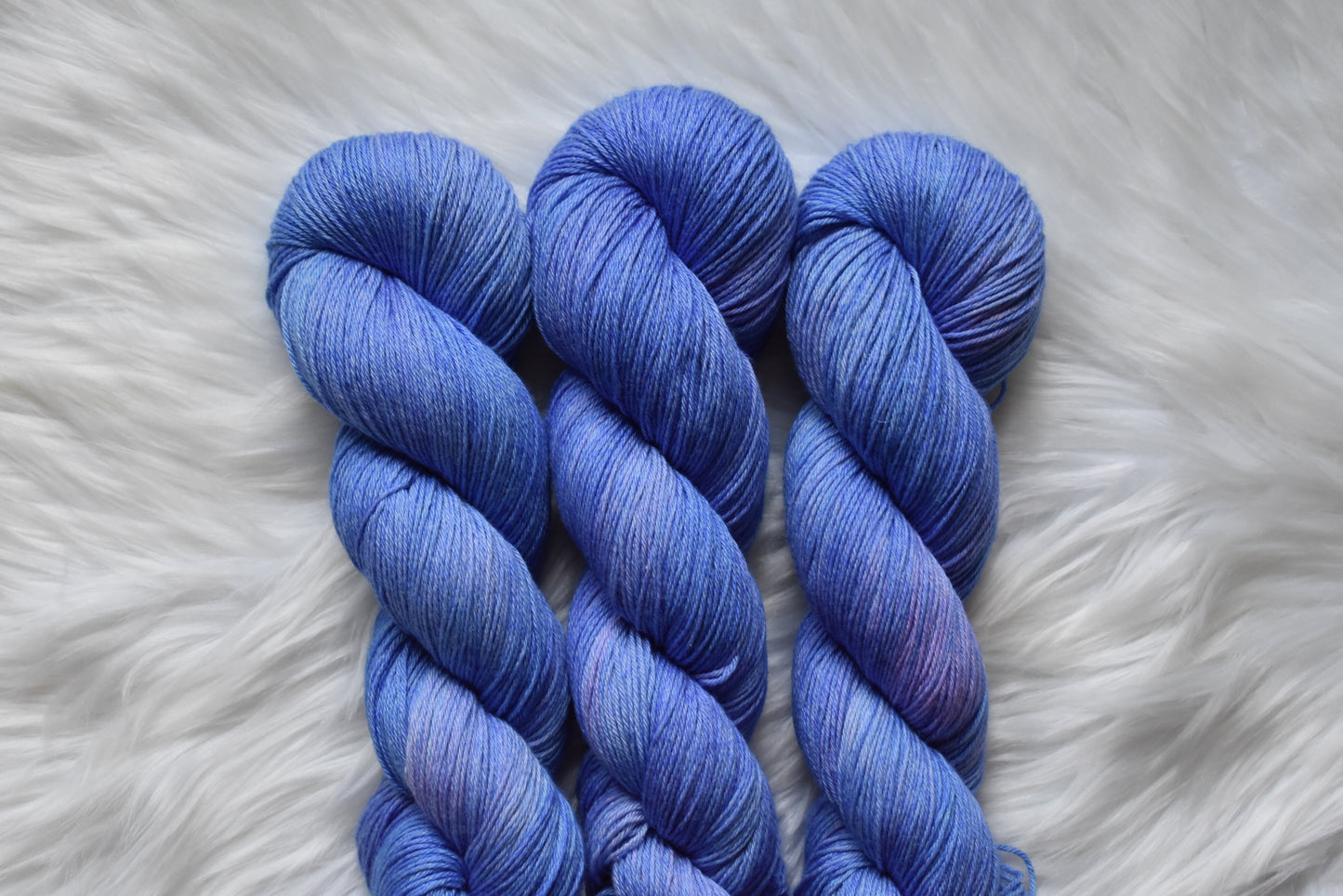 Butterfly Pea Flower | Fingering Weight Yarn | Steeped in Color Collection