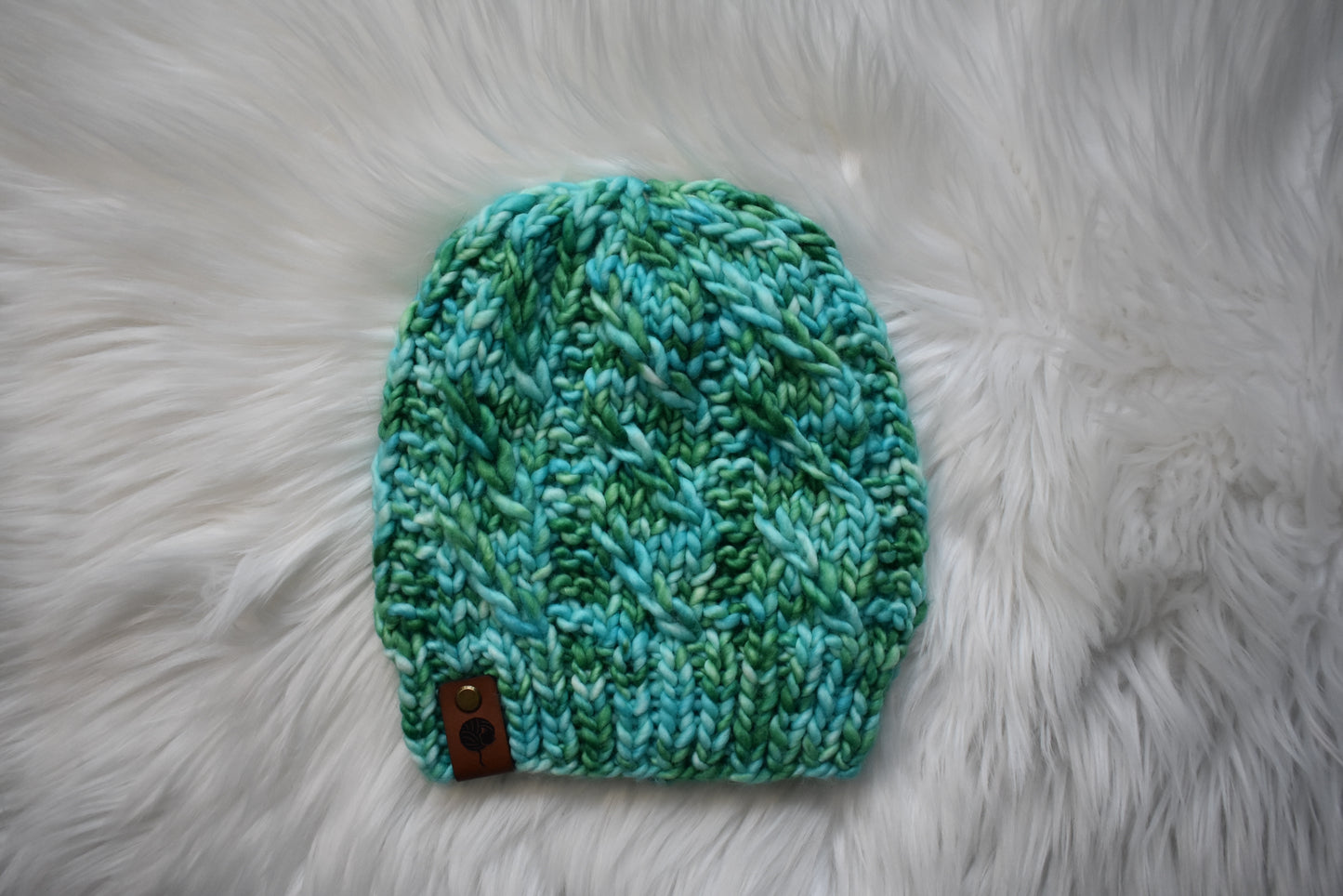 Handmade Knit Wool Beanie | Trellis