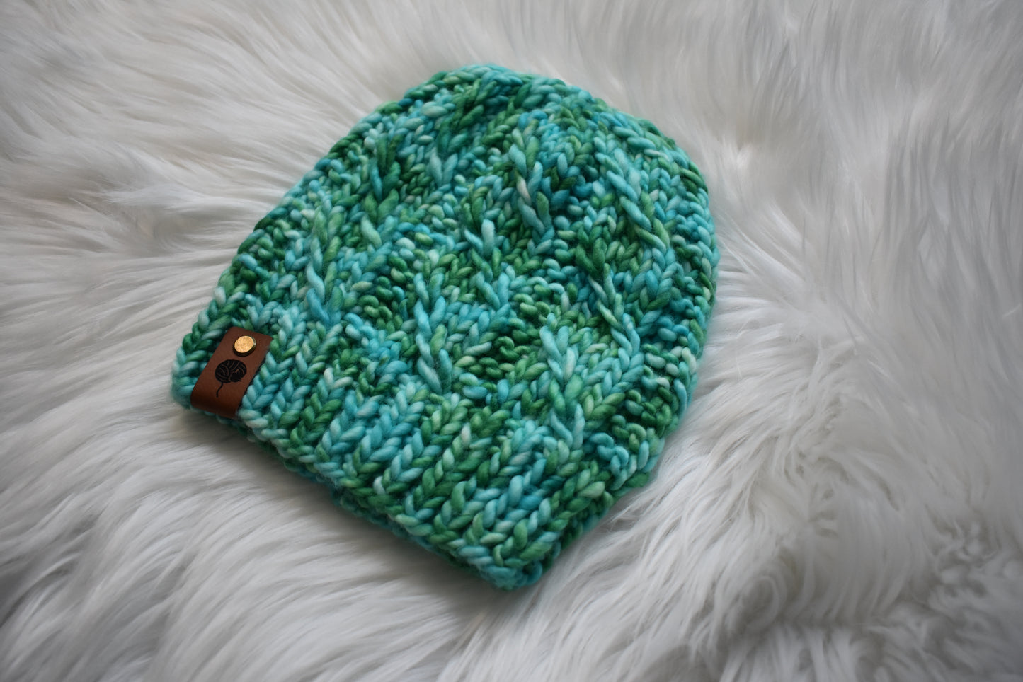 Handmade Knit Wool Beanie | Trellis