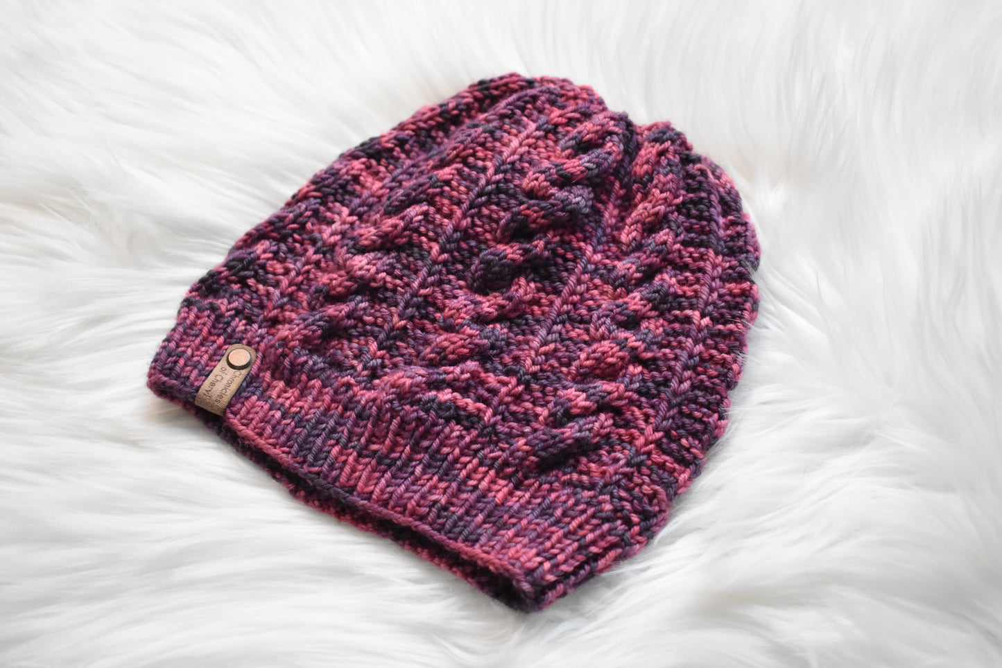 Handmade Knit Wool Beanie | New Year, Same Me