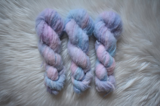February Violets | Sport Fluff Yarn | Birth Flower Collection