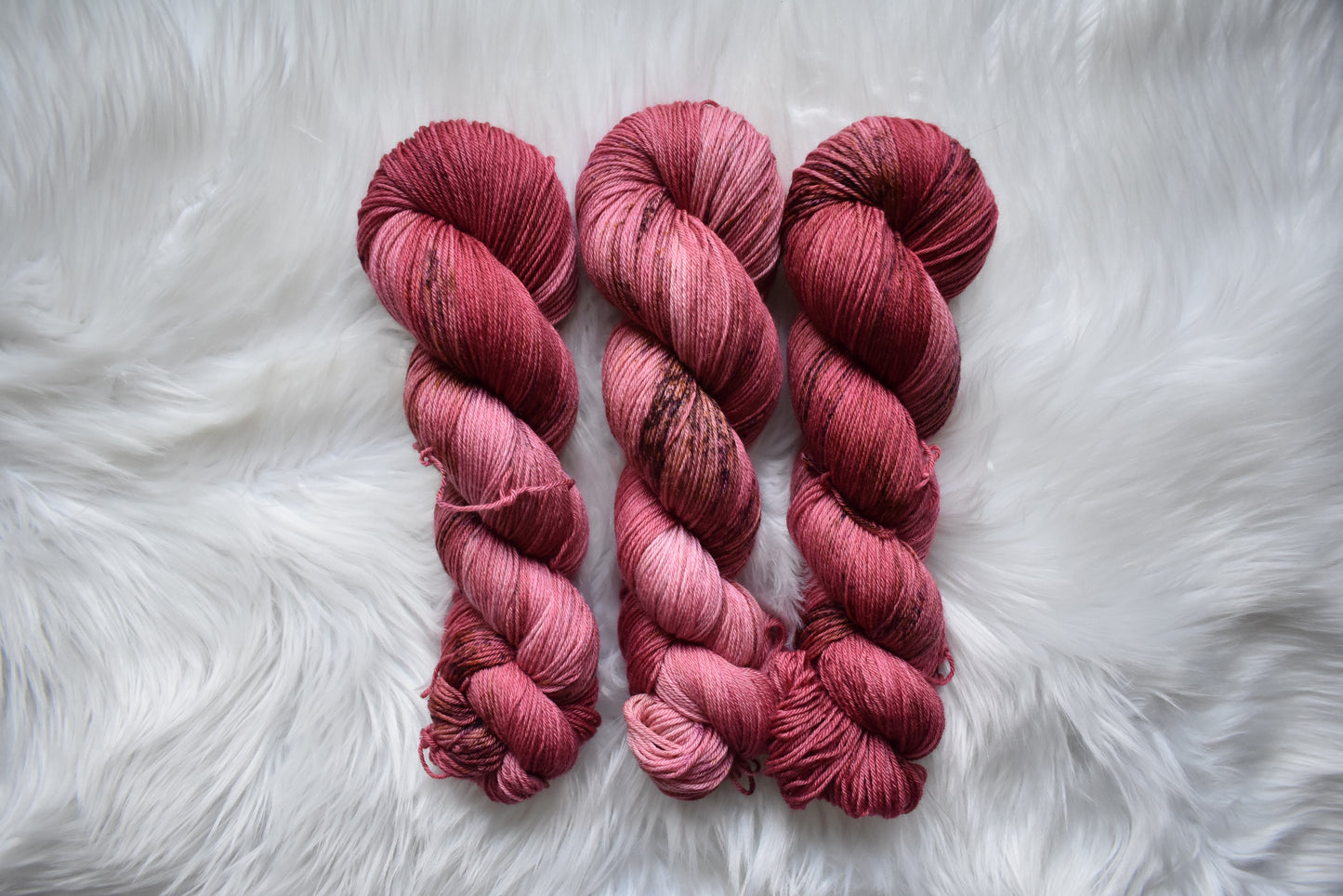 Hibiscus Tea | Cashmere Fingering Weight Yarn | Steeped in Color Collection