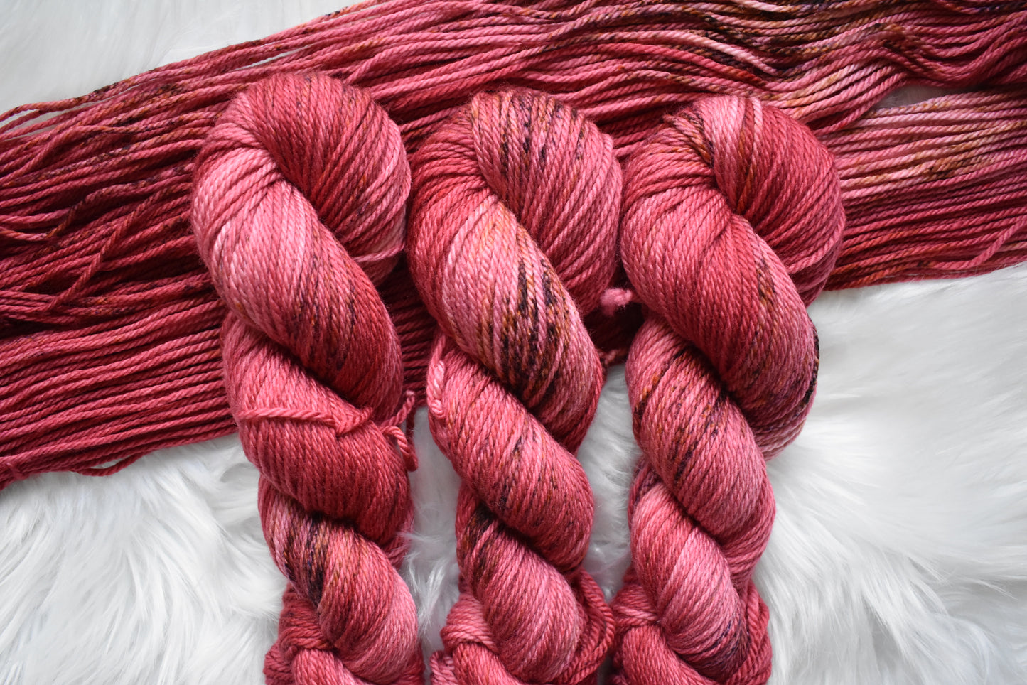 Hibiscus Tea | Aran Weight Yarn | Steeped in Color Collection