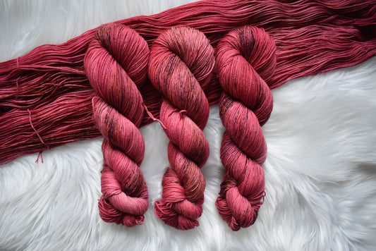 Hibiscus Tea | Sock Weight Yarn | Steeped in Color Collection