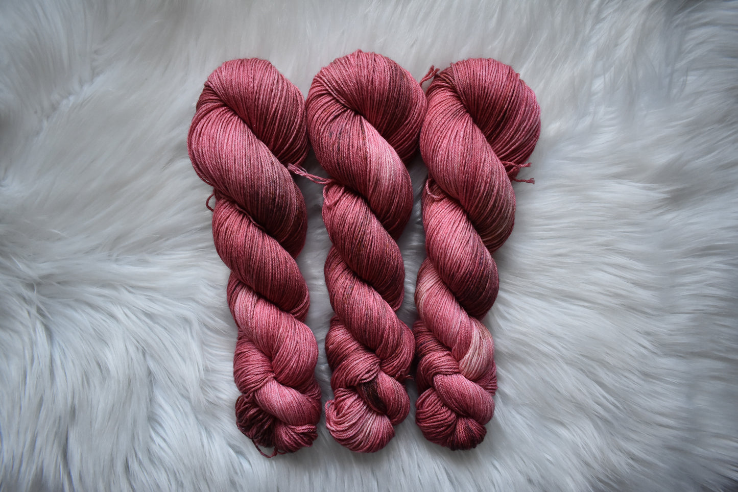Hibiscus Tea | Cotton Fingering Weight Yarn | Steeped in Color Collection