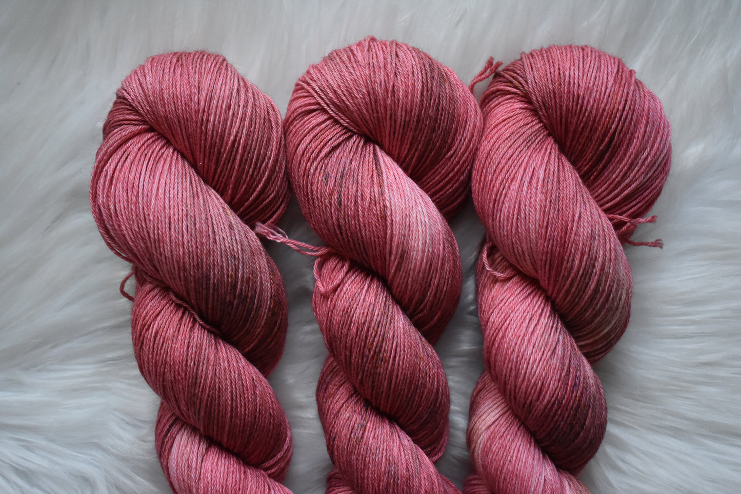 Hibiscus Tea | Cotton Fingering Weight Yarn | Steeped in Color Collection