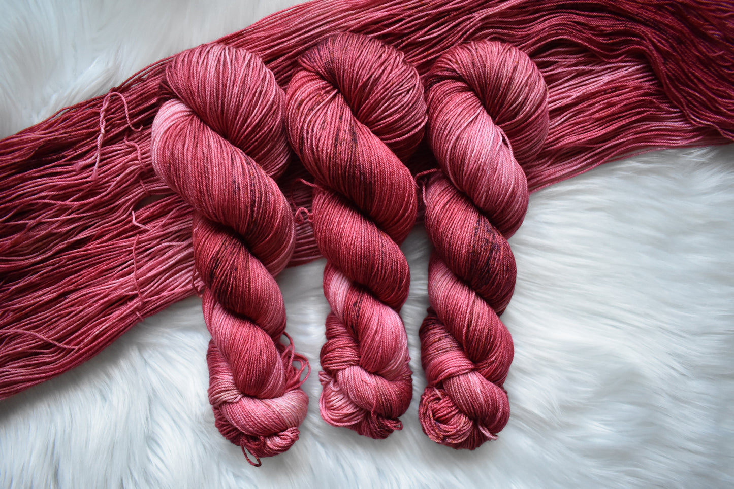 Hibiscus Tea | Fingering Weight Yarn | Steeped in Color Collection