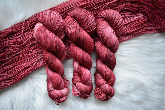 Hibiscus Tea | Fingering Weight Yarn | Steeped in Color Collection
