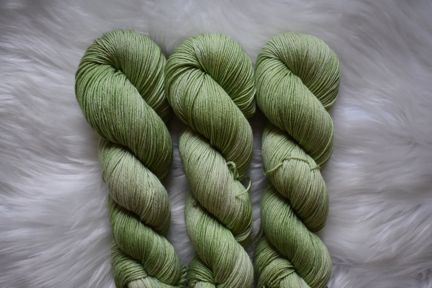 Iced Matcha Latte | Cotton Fingering Weight Yarn | Steeped in Color Collection