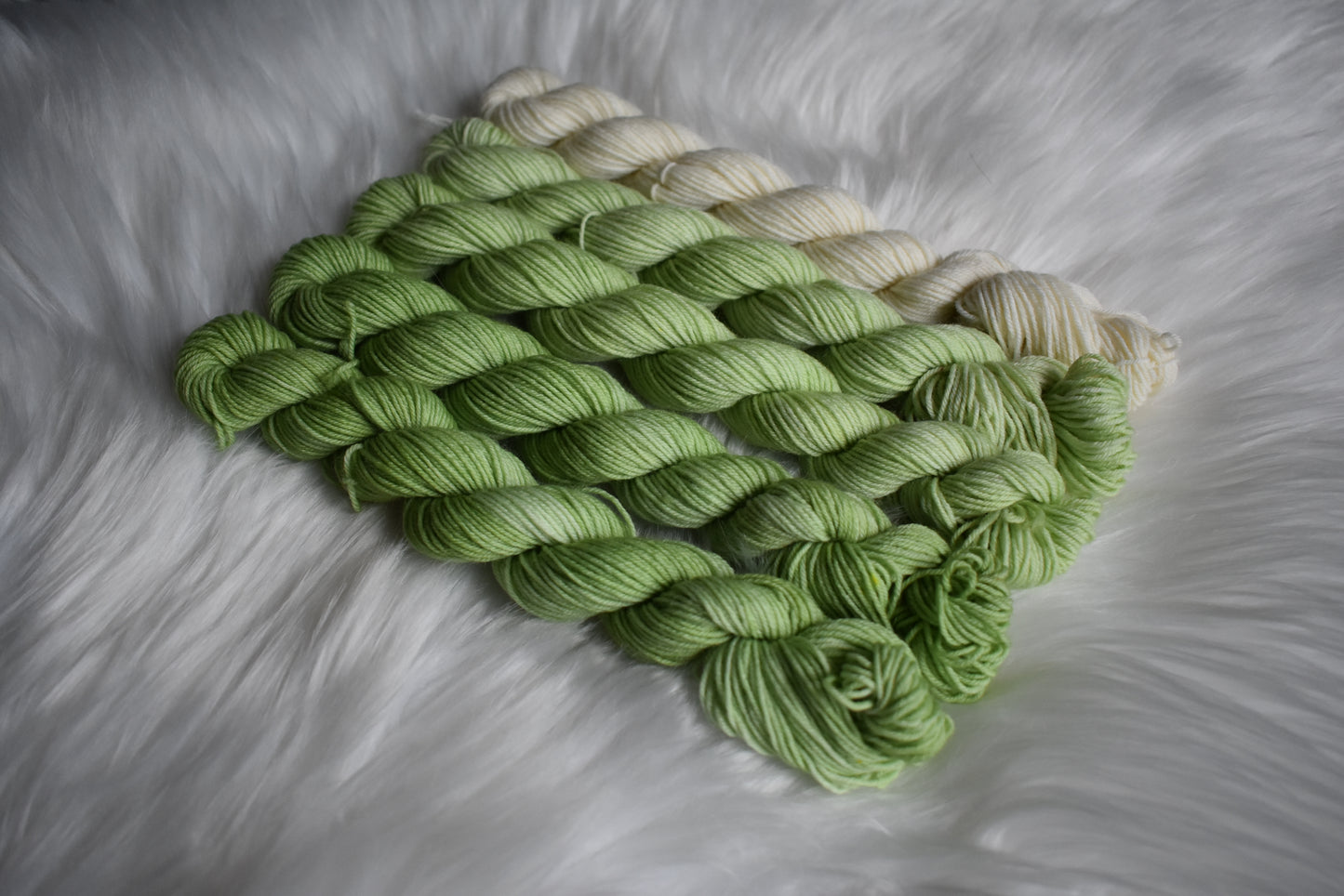 Iced Matcha Latte | Mini Fade | Sock Weight Yarn | Steeped in Color Collection